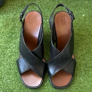 Tory Burch Gabrielle Slingback Wedge Women’s Sandals